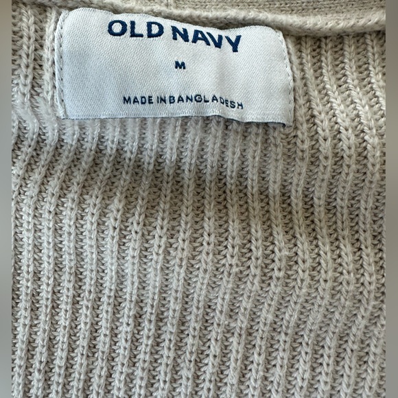 Old Navy cream long cardigan Medium NWOT - Picture 4 of 4